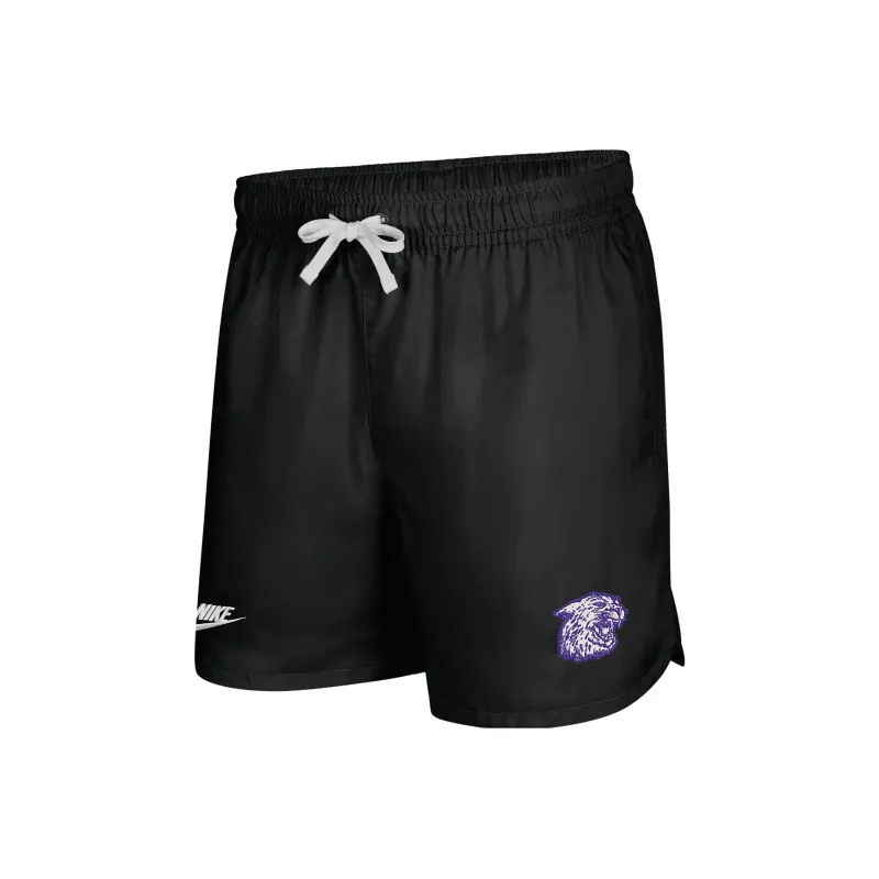Nike Kansas State Flow Casual Shorts Men's Black-0