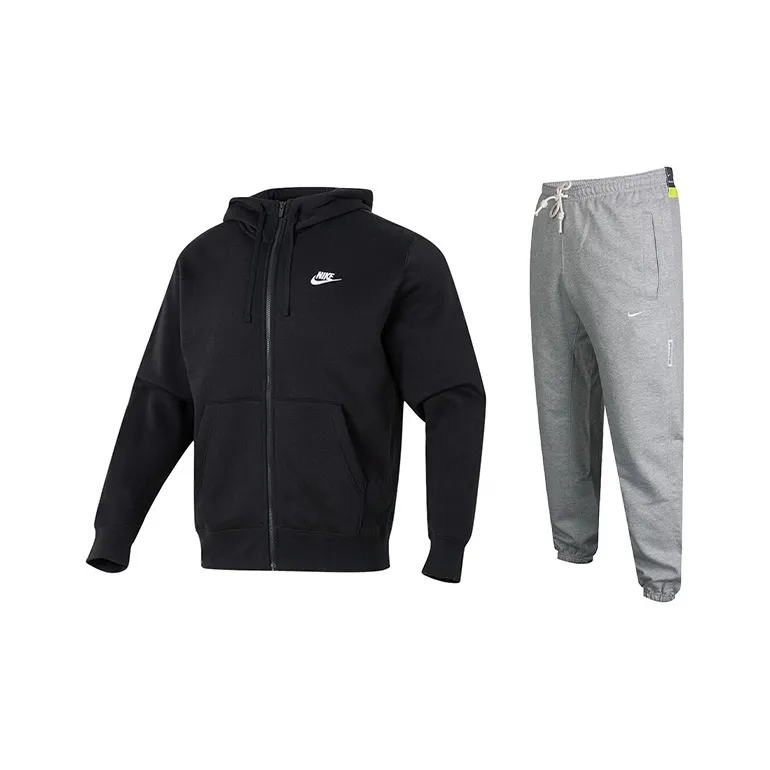 Nike Casual Sportswear Men Black+Gray-0