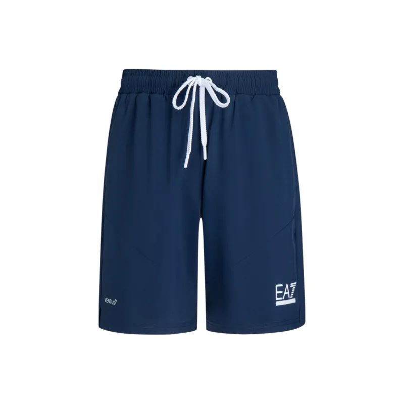 EMPORIO ARMANI EA7 SS24 Casual Shorts Men's Navy Blue-0