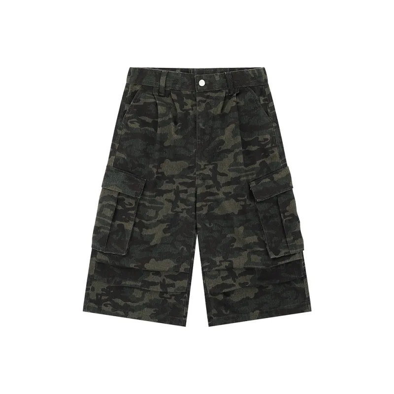 BONAS Cargo Shorts Unisex Green-0