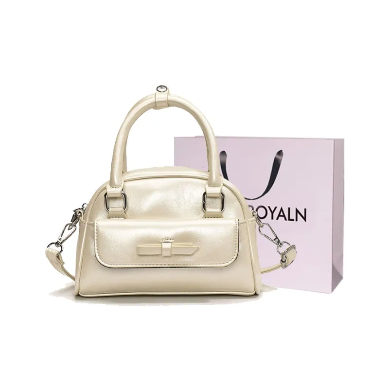 LOUIS ROYALN PU Shoulder Bag Small Size Unisex White/Silver/Black/Red/Yellow-1