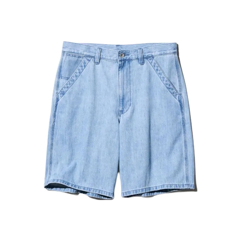 UNIQLO Denim Shorts Unisex Lake Blue-0