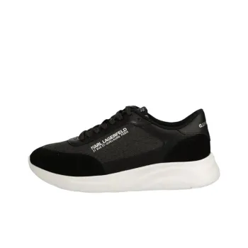 KARL LAGERFELD Serger Low Top Casual Shoes Men's Black