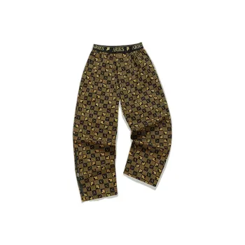 FILA FUSION ARIES Collaboration Collection Knitted Sweatpants Unisex Pitch Black