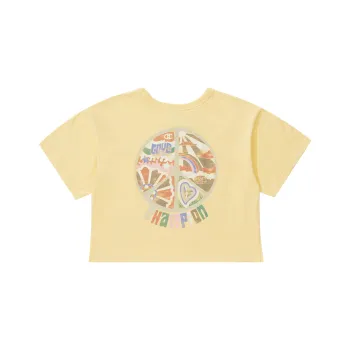 Champion SS22 Straight T-Shirt US Version Women's Light Yellow