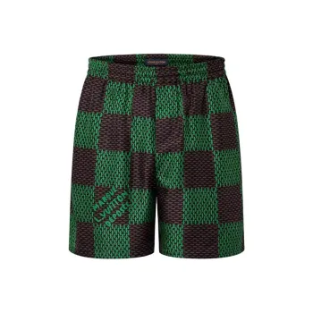 LOUIS VUITTON Damier Silk Shorts