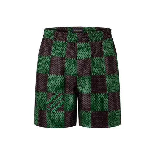 LOUIS VUITTON Damier Silk Shorts