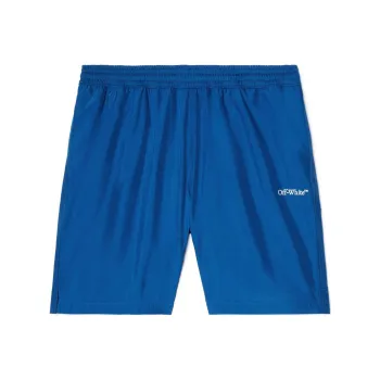 OFF WHITE Arrows Print High Waist Swim Shorts