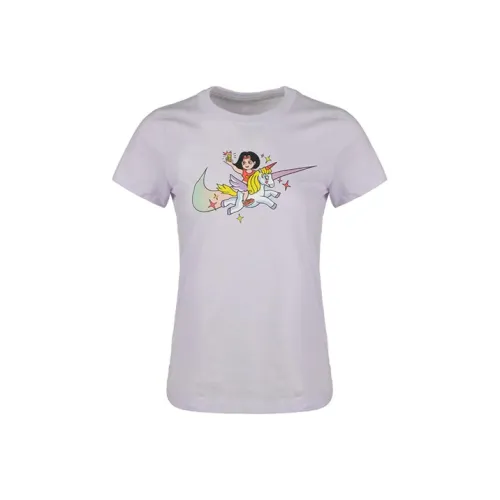 Nike Set in Sleeve T Shirt Women's Light Purple
