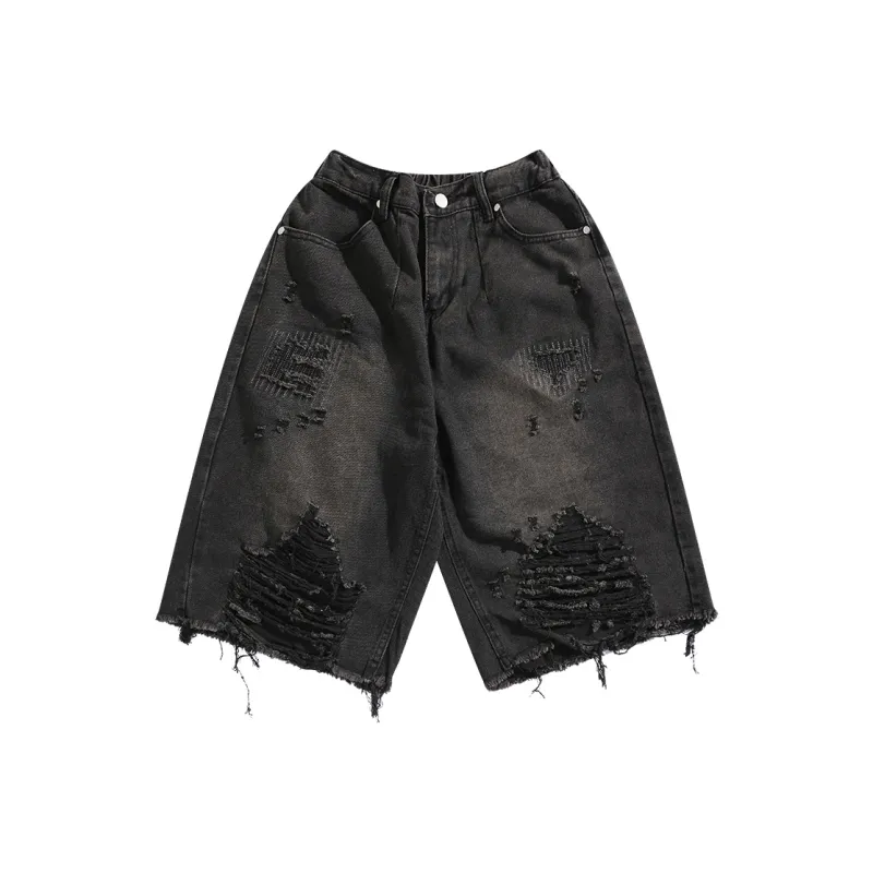 Extreme Turbo Denim Shorts Unisex Black-0