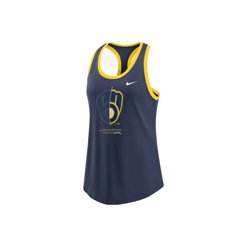 Nike West Virginia Primetime Shadow Women's Nike College Racerback Tank Top-0