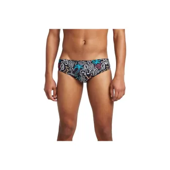Speedo Men's Printed One Brief Cobalt Blue Swimming Shorts Men's