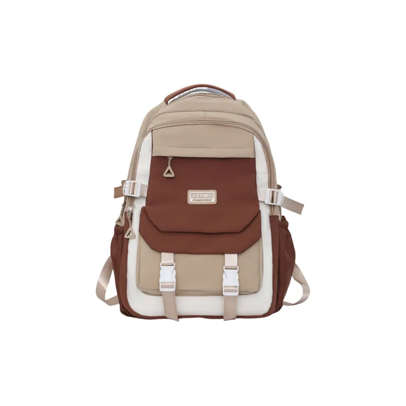 GEERDUN Nylon Backpack Unisex Black/Khaki/Green/Blue/Pink-3