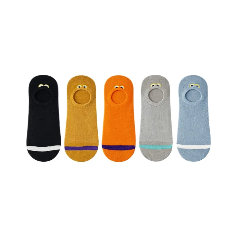 Cotton Gene No Show Socks Men's 5 Pack-7
