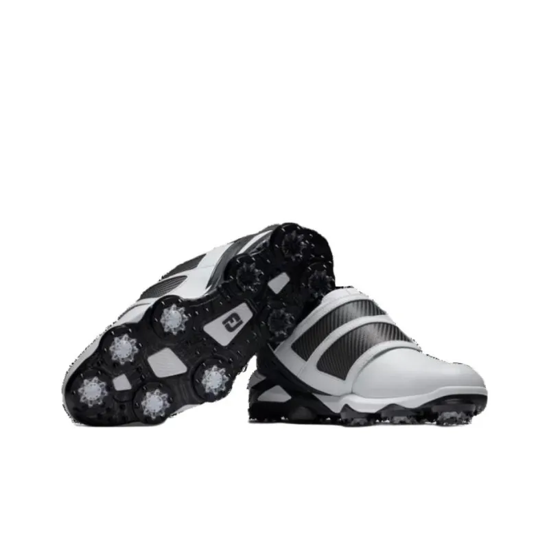 FOOTJOY Cushioning Waterproof Low Top Golf Shoes Men's White Black-4