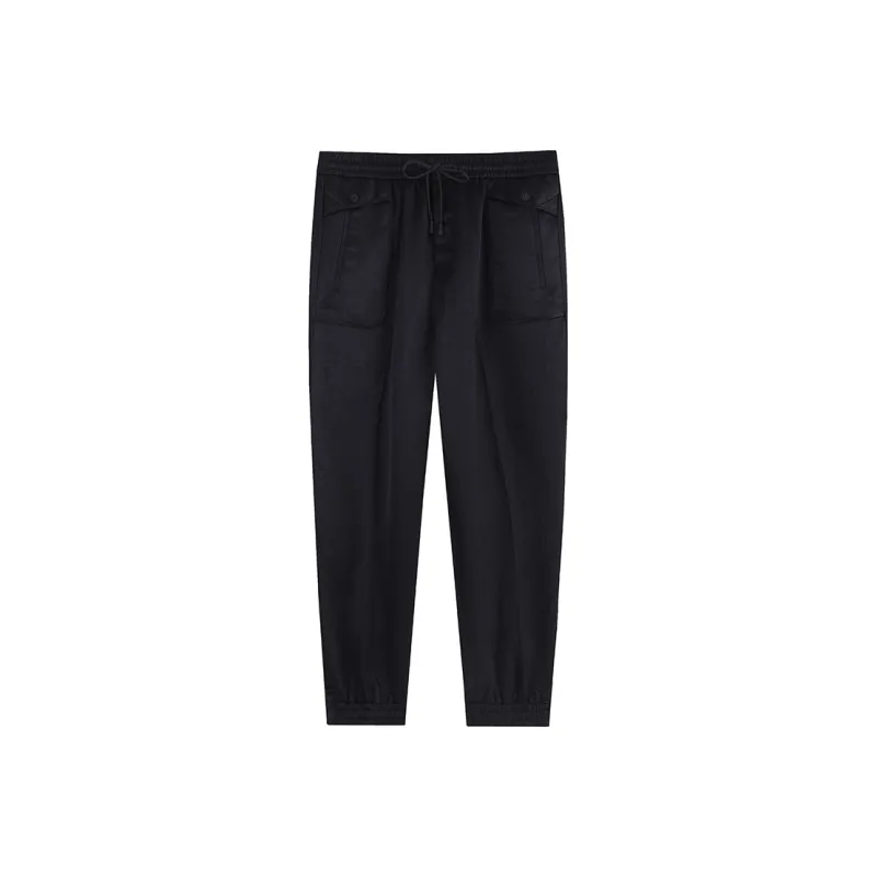 ANDREW MACKENZIE SS24 Casual Pants Men's Black-0