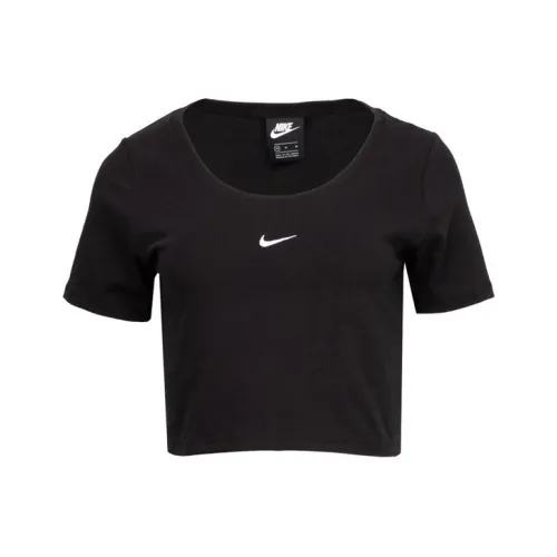 Nike Sportswear Essentials Series Crop Tops Women's Black