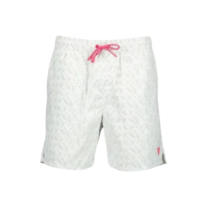 GUESS Swimming Shorts Men's White-0