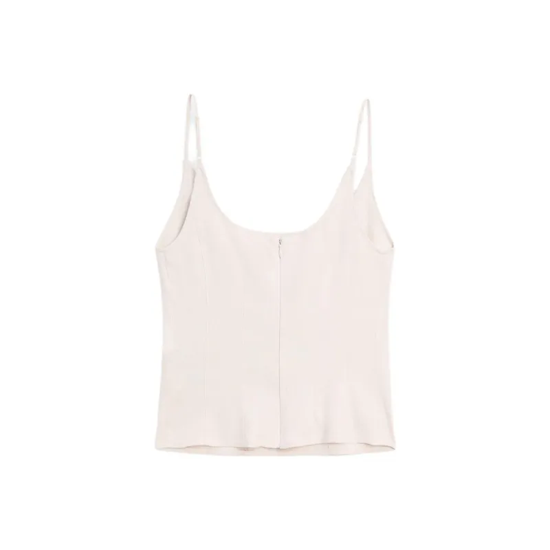 Massimo Dutti Camisole Women's Gray White-1