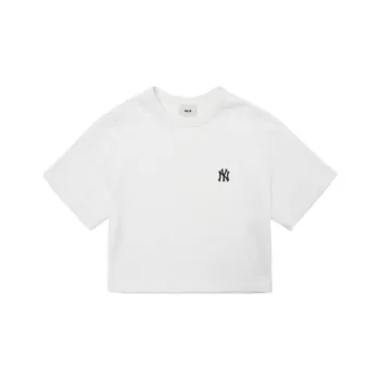MLB Crop Tops Women's White