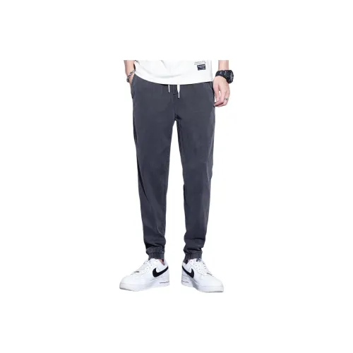 Tonlion Casual Pants Men's Dark Gray