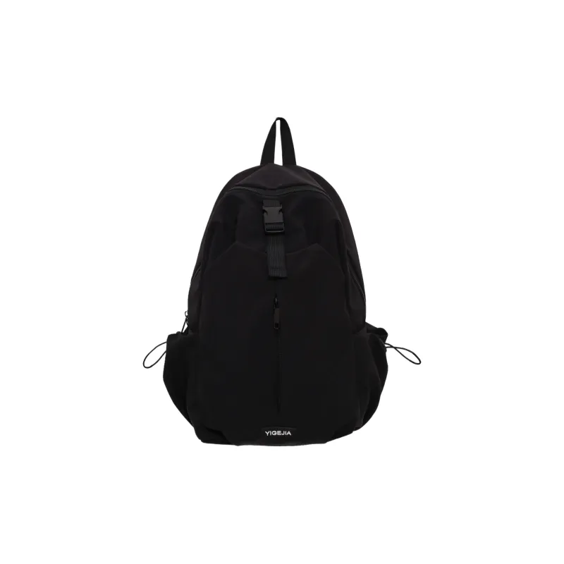 URBAN FOREST Nylon Backpack Unisex Orange/Army Green/Ecru/Black/Dark Blue-5