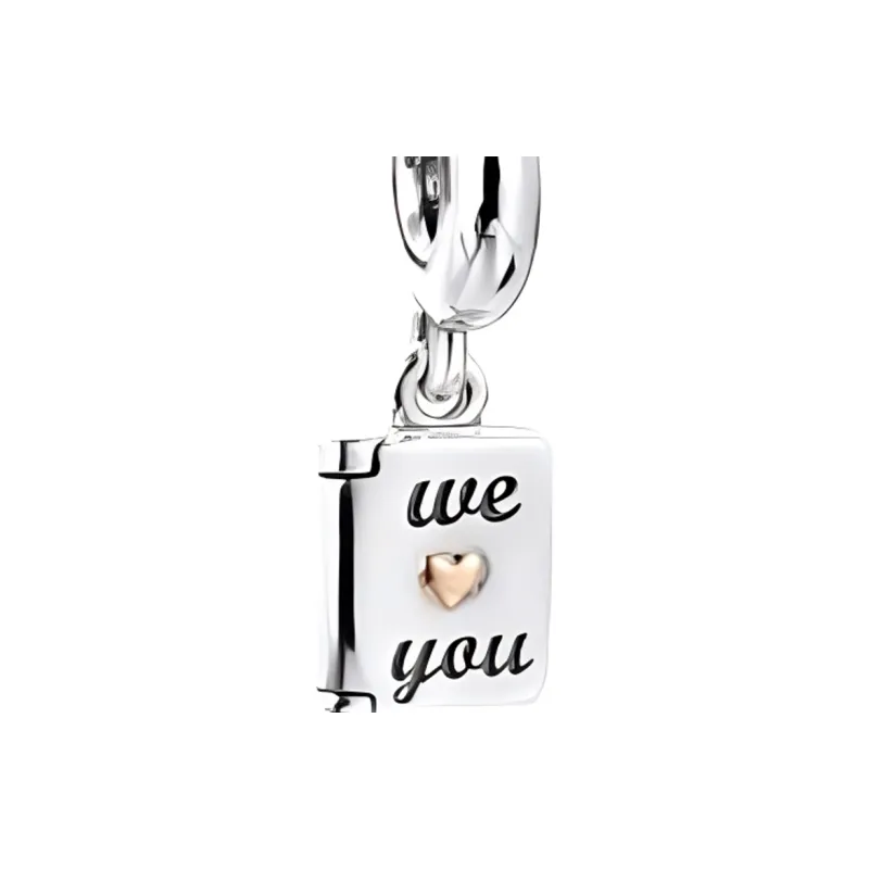 Pandora 14K Gold Pendants Women's Silver-2