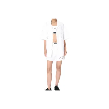 Marine Serre Shirt Unisex White