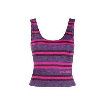 Valentino Tank Tops Women's Purple