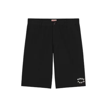 KENZO Logo embroidered Bermuda Shorts