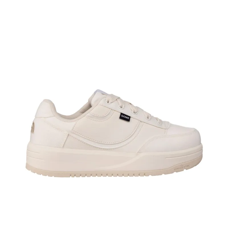 THE NORTH FACE Dome Anti Slip Wear Resistant Low Top Skateboard Shoes Women's Beige-1