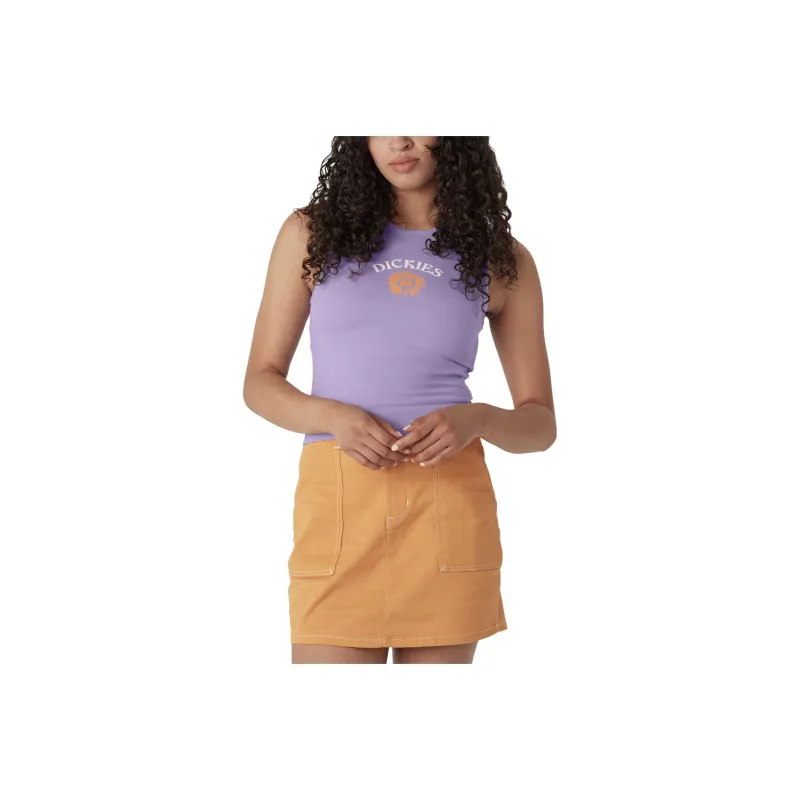 Dickies Tank Tops Women's Purple-0