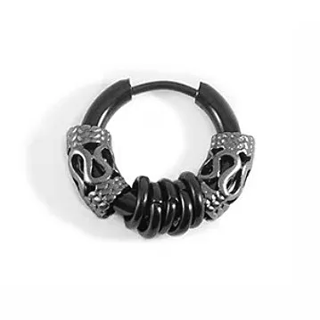 Mr. Shang 925 Sterling Silver Earrings Unisex-3