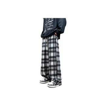 Small Columns Under The Sea Casual Pants Unisex Black