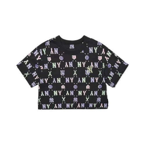 MLB Crop Tops Women's Black