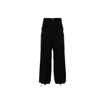 Sacai Suiting Drawstring Ankle Cargo Trousers