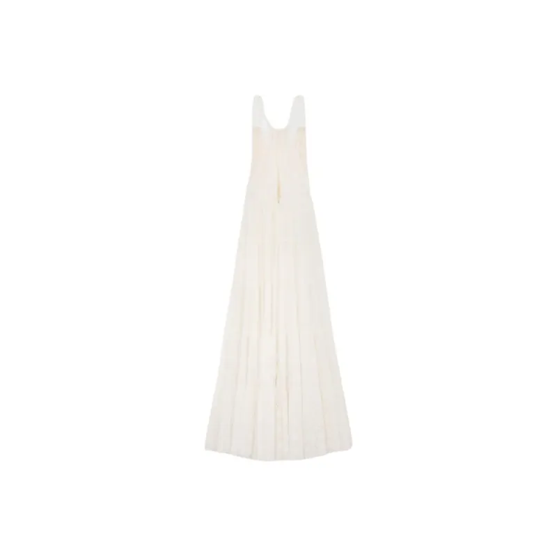 CELINE Slip Dress Women's Ivory White-1
