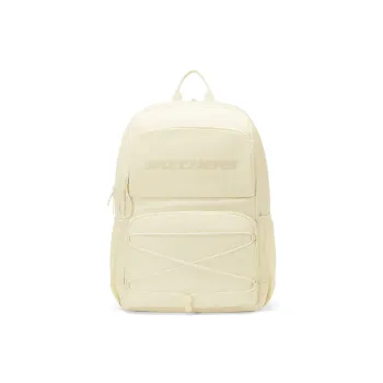 Skechers Sports Alliance Series Fabric Backpack Unisex Cream White