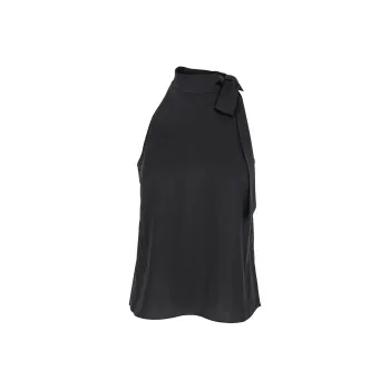 THEORY Tie Neck Halter Top