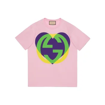 GUCCI Love Parade Collection Dsm Exclusive T Shirt Women's Pink