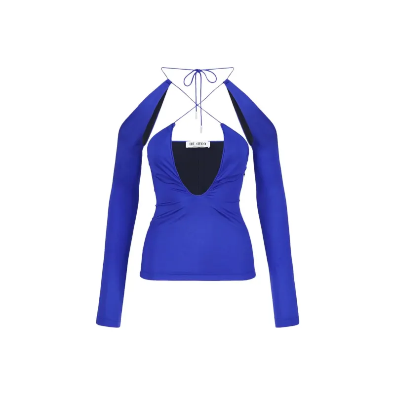The Attico Zane Cut out Top-0