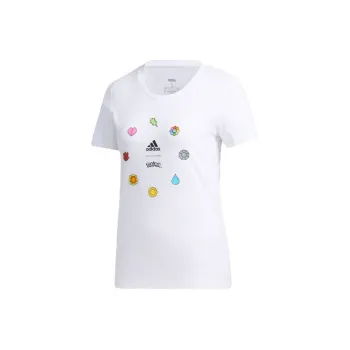 Pokemon X Adidas T Shirts Women's White