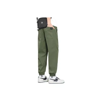 Humanism 1986 Casual Pants Unisex Army Green
