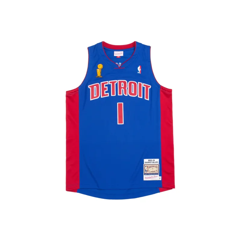 Mitchell Ness 2003/04 Nba Finals Chauncey Billups Detroit Pistons Authentic Jersey-0