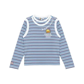 B.Duck T Shirt Women's Blue Stripes