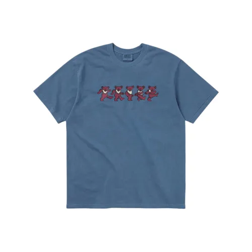 Thisisneverthat X Grateful Dead T Shirts Unisex Gray Blue