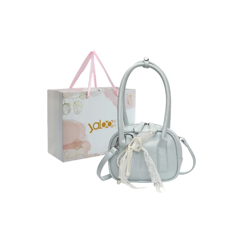 Yalu PU Shoulder Bag, Crossbody Bag, Handbag Women's Ecru/Pink/Blue/Silver/Black-12