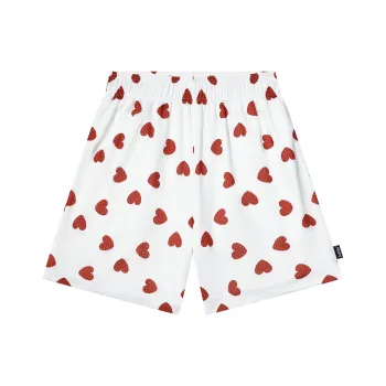 JUST VIBE Casual Shorts Unisex White