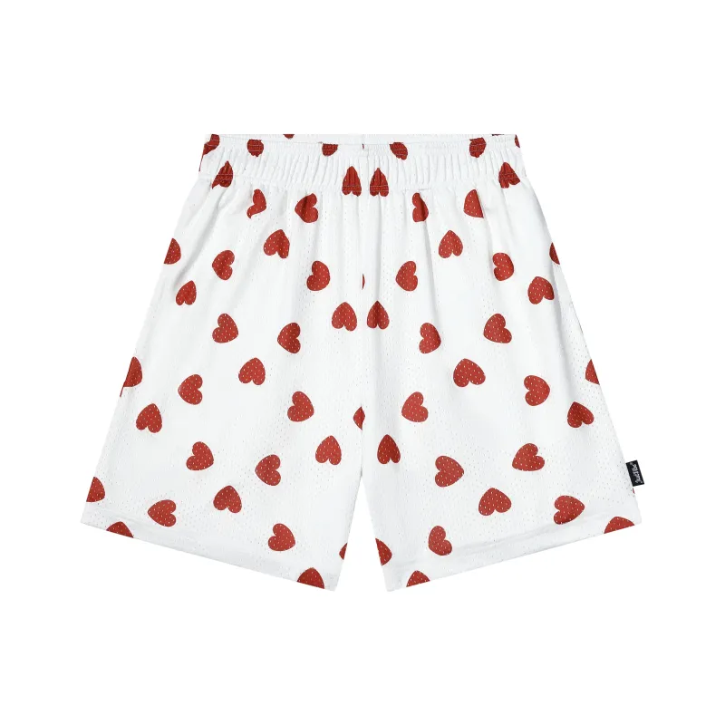 JUST VIBE Casual Shorts Unisex White-0