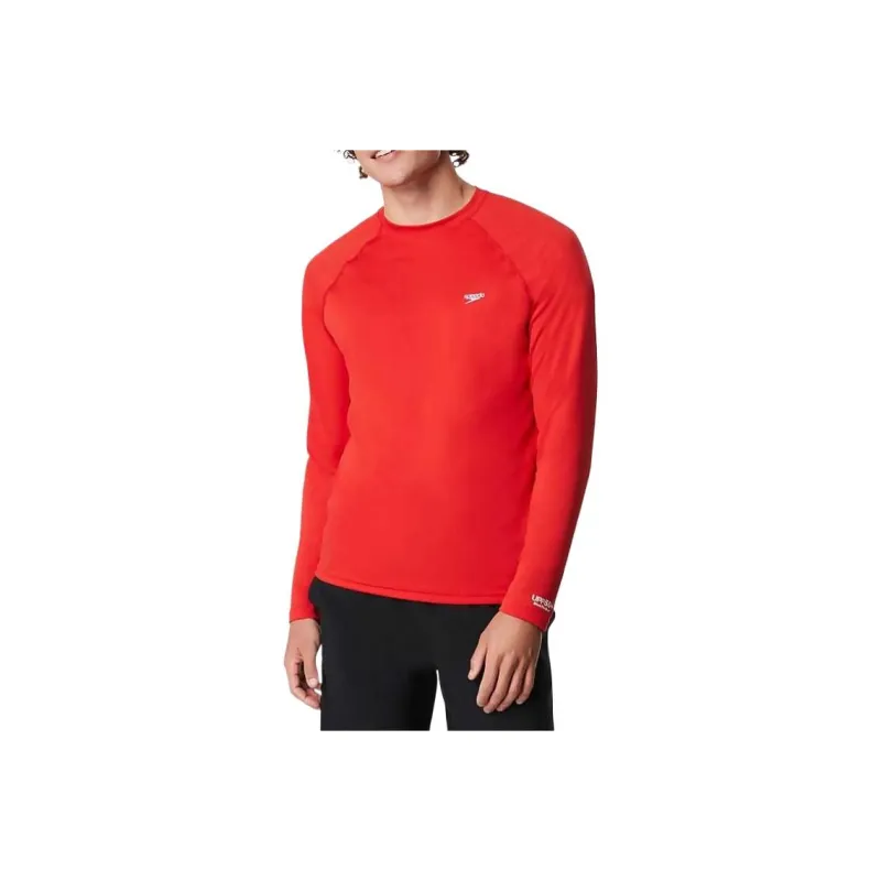 Speedo New Easy Long Sleeve Granite Rashguard Sweatshirt Men's-18